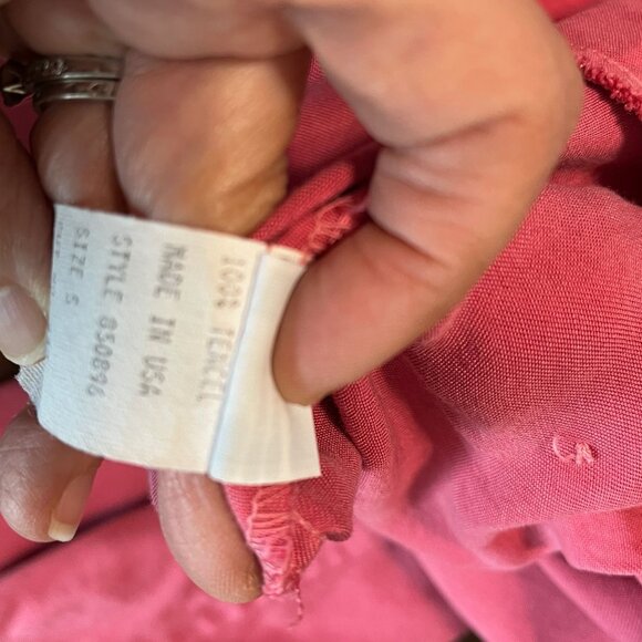 CUT LOOSE  Short Pink Tencel Jacket Size Small - Picture 8 of 8